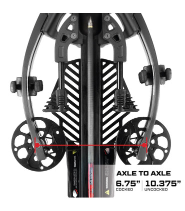Arbalete 'BALLISTIC' 355fps CAMO 185lbs,SCOPE & ACCESORIES