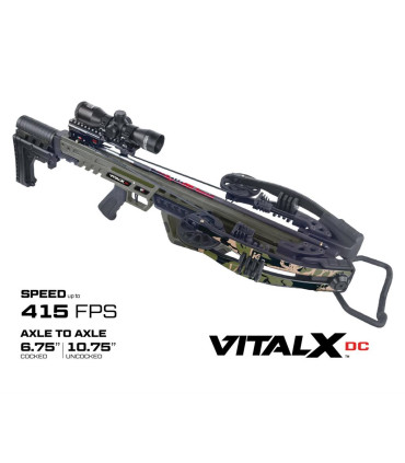 copy of Arbalete 'BALLISTIC' 355fps CAMO 185lbs,SCOPE & ACCESORIES