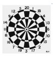 Blasons JVD Fléchette ø 60 cm