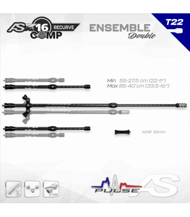 Ensemble Arc SYSTEME X 16 Recurve NEW