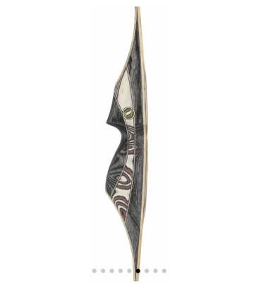 Long Bow WHITE FEATHER Olor 68"