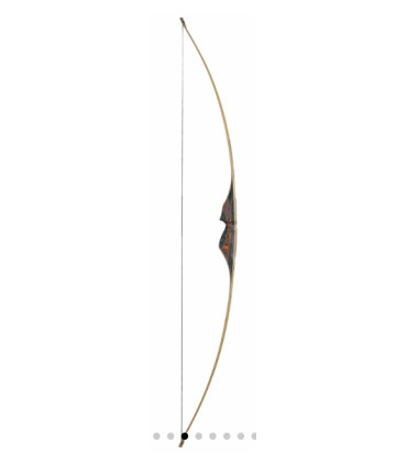 Long Bow WHITE FEATHER Olor 68"