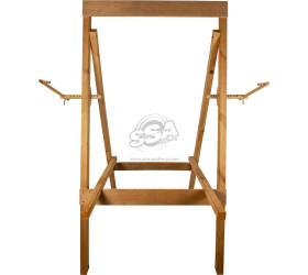 Chevalet AVALON Deluxe entièrement réglable – Bois de pin (pour cible de 90 cm minimum)