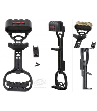 Carquois MAXIMAL 4 FLECHES /DOUBLE GRIPPER NOIR