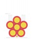 Blason PRACTICE 40 CM 6-SPOT PAPIER ARME