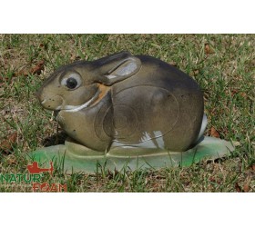 Cible 3D NATURFOAM Lapin Gité