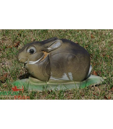 Cible 3D NATURFOAM Lapin Gité