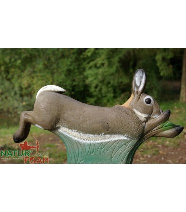 Cible 3D NATURFOAM Lapin à la Course