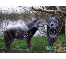 Cible 3D NATURFOAM Loup Debout