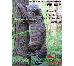 Cible 3D NATURFOAM Chat Grimpant