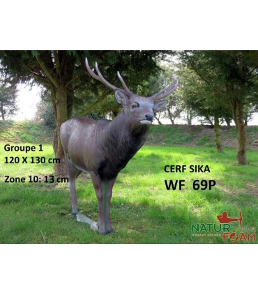 Cible 3D NATURFOAM Cerf Sika
