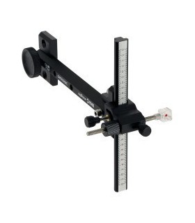 Viseur D'arc Classique 1-pin - En Acier Inoxydable - Pour Arc Classique Et Droit - Réglable Facilement